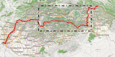 Turističke karte Slovačkoj